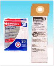 Parts / Accessories (Upright Vacuum) Sanitaire STYLE SD Bag (SANITAIRE DURALUX SC9180) 5EA/PACK